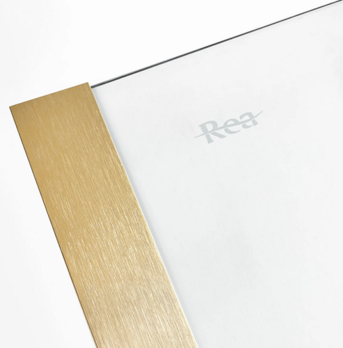 Rea Montana Gold Brush 120x90 cm zuhanykabin, szálcsiszolt arany KPL-K2511
