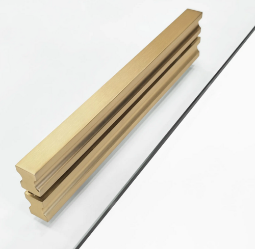 Rea Montana Gold Brush 120x90 cm zuhanykabin, szálcsiszolt arany KPL-K2511