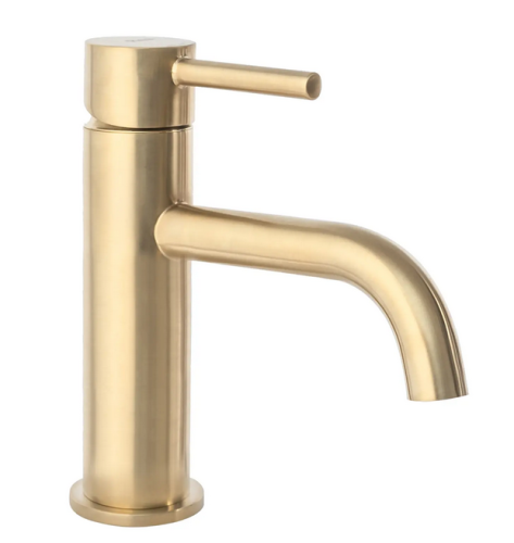 Rea Lungo Gold Brush mosdó csaptelep, szálcsiszolt arany  REA-B4527