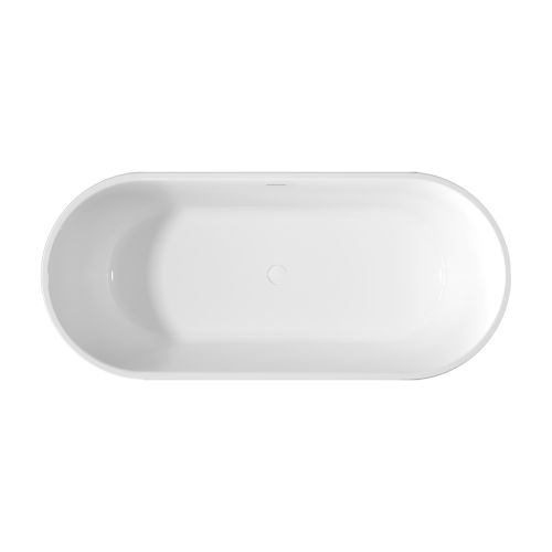 Invena LIMNOS 170x75 cm szabadon álló kád, fehér AN-00-120-M
