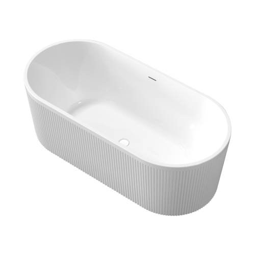 Invena GLAMOUR 170x80 cm szabadon álló kád, fehér AN-01-120-M