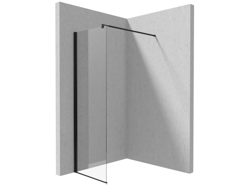 Deante Kerria Plus NERO walk-in zuhanyfal 60 cm, matt fekete KTS_N86P