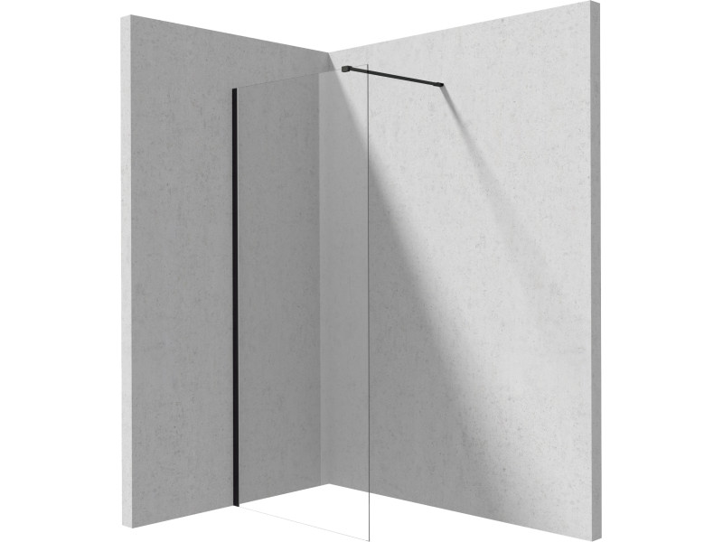 Deante Prizma walk-in zuhanyfal 70 cm, matt fekete KTJ_N37P