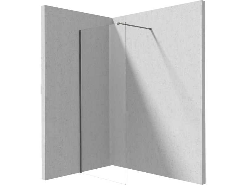 Deante Prizma walk-in zuhanyfal 120x195 cm, titánium KTJ_D32P
