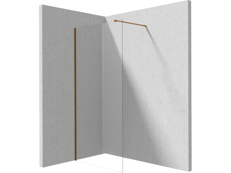 Deante Prizma walk-in zuhanyfal 120 cm, szálcsiszolt bronz KTJ_C32P