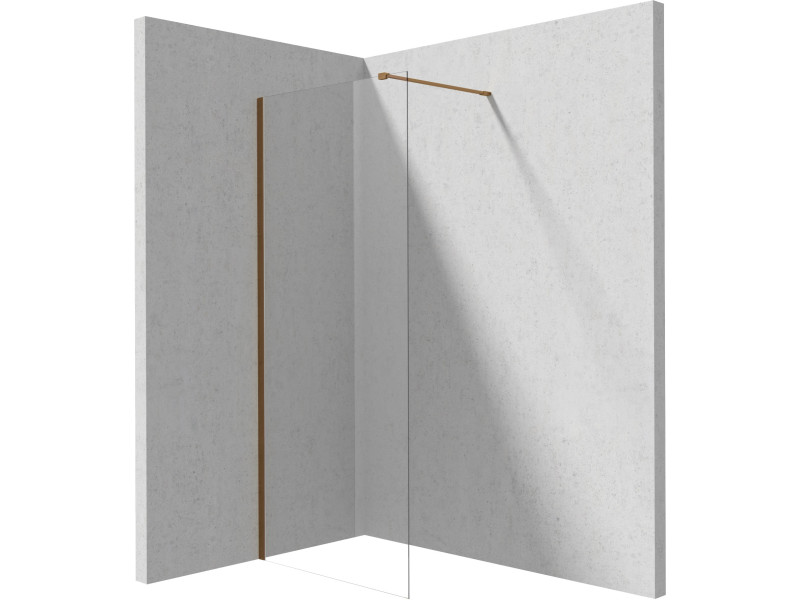 Deante Prizma walk-in zuhanyfal 110 cm, szálcsiszolt bronz KTJ_C31P