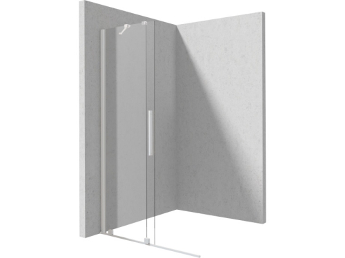 Deante Prizma elcsúsztatható walk-in zuhanyfal 80x195 cm, fehér KTJ_A38R