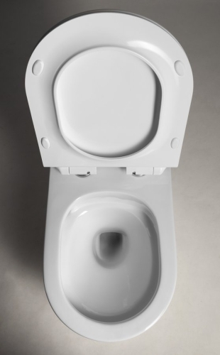 Sapho AQUALINE CARLO Vortex perem nélküli fali WC, fehér PRX.101.851
