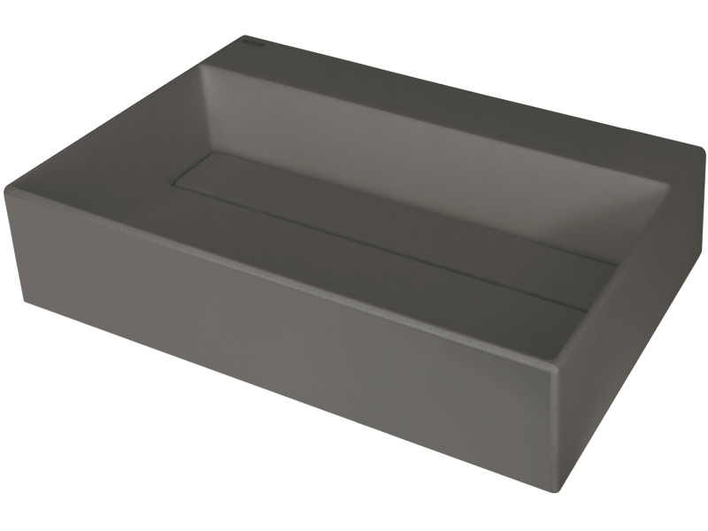 Deante Correo pultra ültethető gránit mosdó 60x40 cm, metál antracit CQR_TU6M
