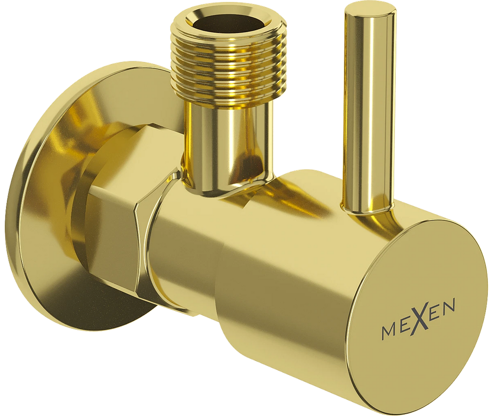 Mexen R1 sarokszelep csaptelephez 1/2x3/8, fényes arany 79970-50