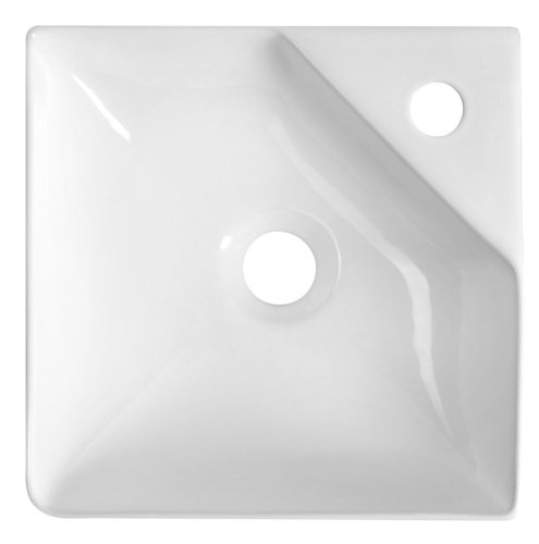 Sapho AQUALINE NEXA 30x30 cm sarokmosdó, fehér NP436