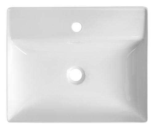 Sapho AQUALINE CALLIS 52x42cm pultra ültethető mosdó, fehér NP372