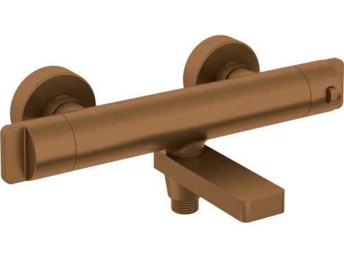 Deante Therm termosztátos kádtöltő csaptelep, szálcsiszolt bronz BCH_C1BT
