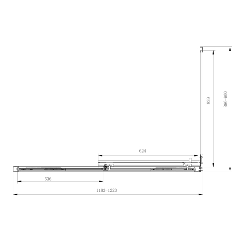 Wellis Clara 120×90 cm szögletes zuhanykabin, szálcsiszolt grafit WC00573