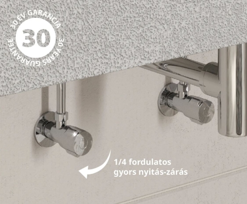 Mofém kerámiás 1/2x3/8 sarokszelep, króm 163-0040-00