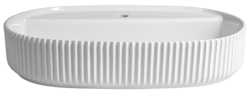 Sapho INFINITY SINTESI 60x40 cm pultra ültethető mosdó, strip fehér 10SI65060