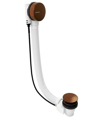 Sapho POLYSAN 60 cm bovdenes kád lefolyó, matt réz 71850.70
