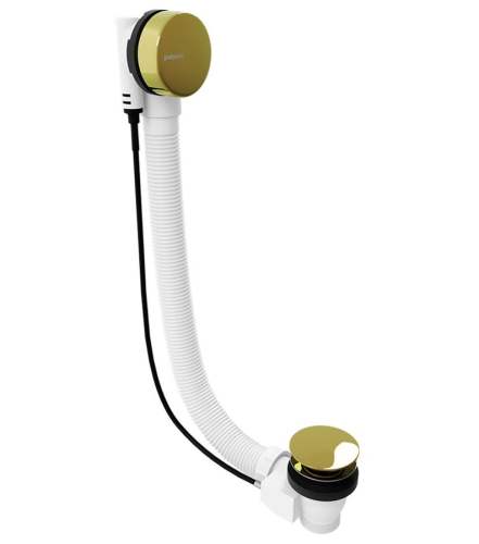 Sapho POLYSAN 120 cm bovdenes kád lefolyó, arany 71856.90