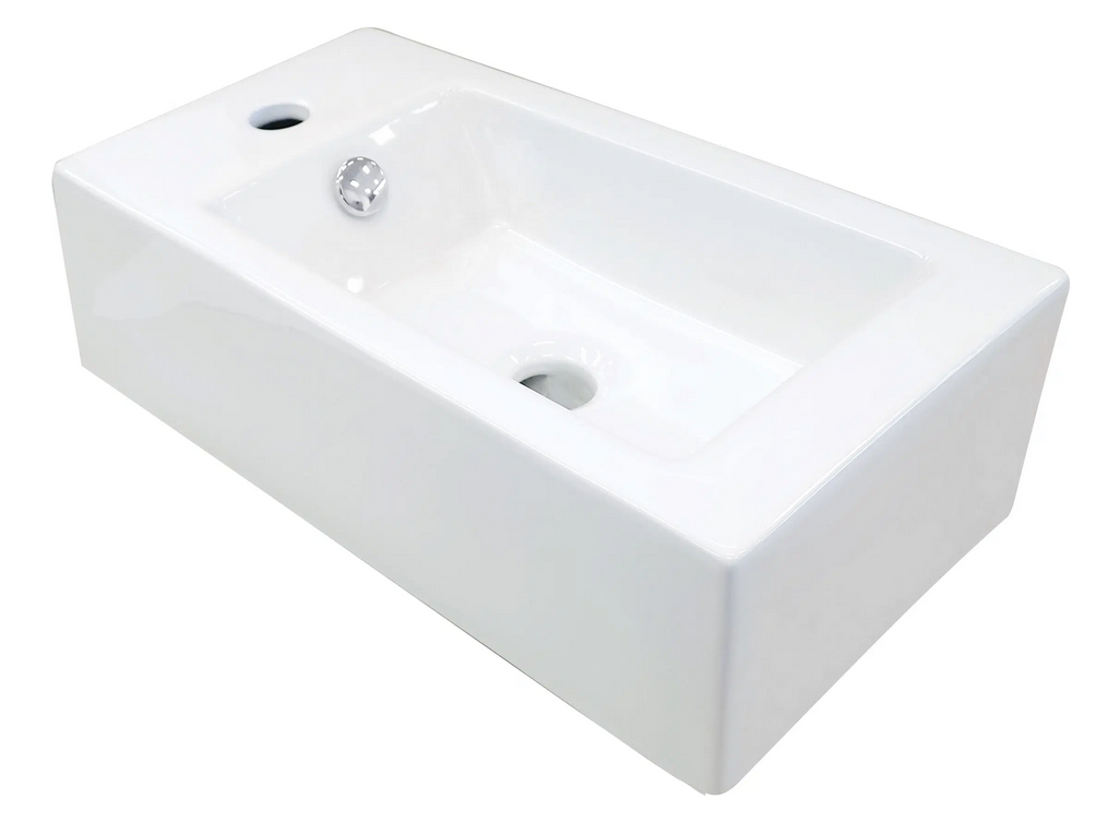 Deante SQUARE mosdókagyló, falra pultra tehető 50,5x25,5 cm CGS_6U2L