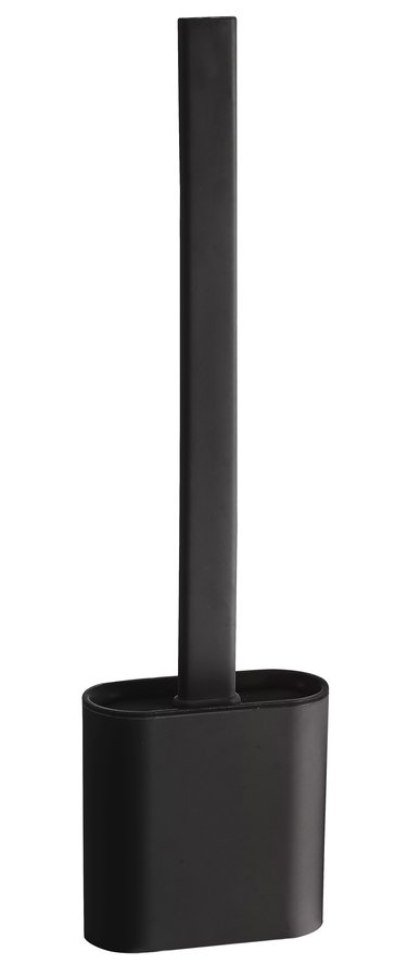 Sapho AQUALINE SANA WC-kefe szilikon fejjel, matt fekete BS010B