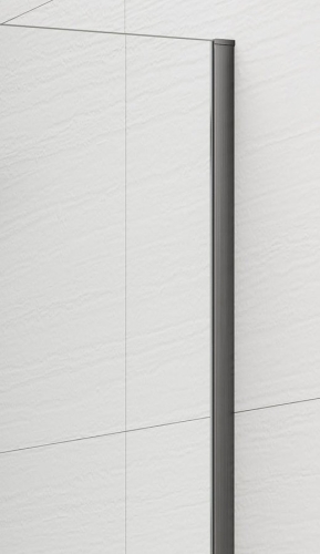 Sapho POLYSAN ESCA Walk-In fali profil, gun metal ES8068