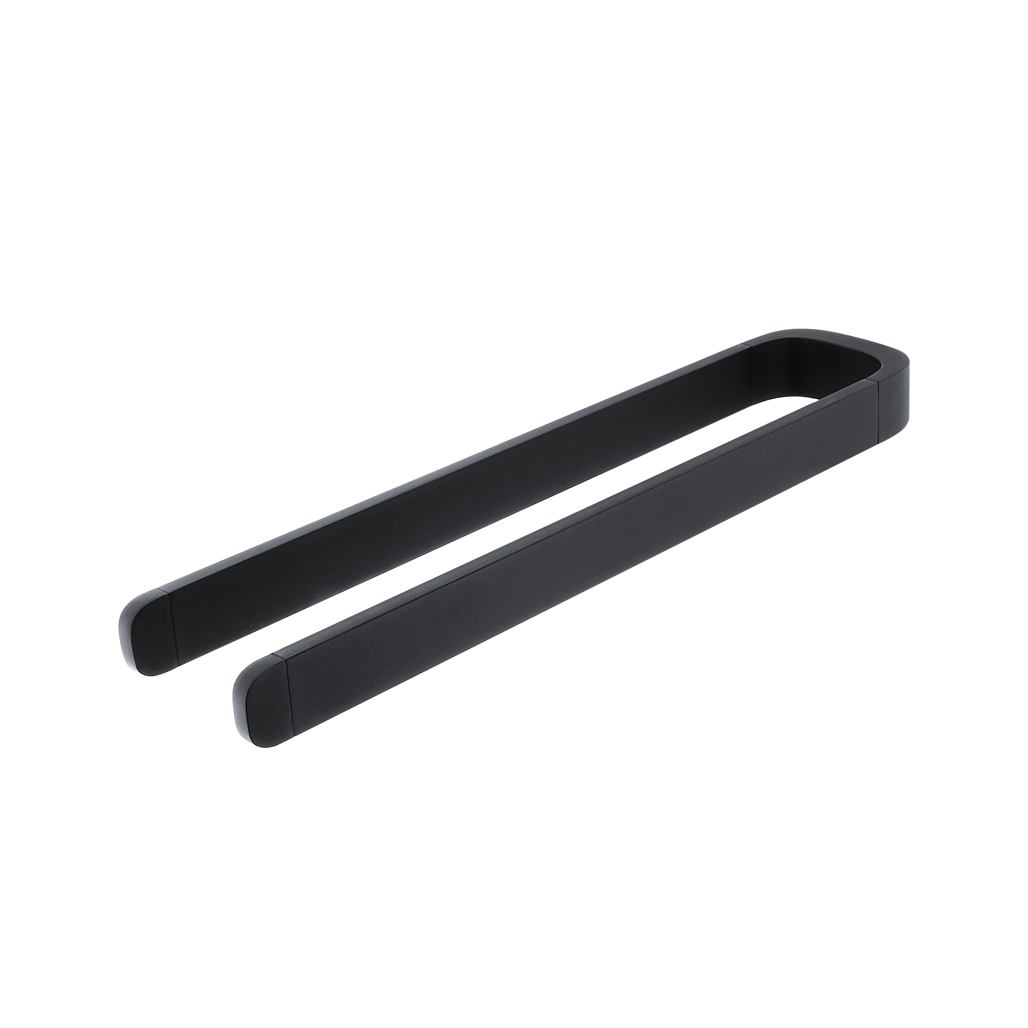 Roltechnik NIMCO Nikau Black 40 cm dupla törölközőtartó, matt fekete NKC 30098-90