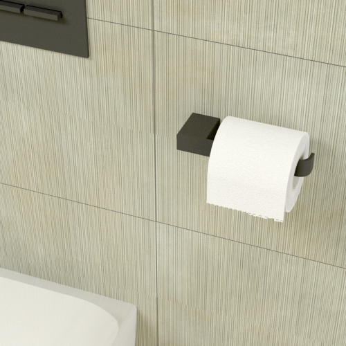 Roltechnik NIMCO Kibo Black WC papír tartó, matt fekete KI 14055G-90