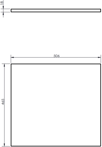 Mexen Rivel 50 cm fürdőszobai szekrény pulttal, 2 fiók, bordázott, dió - 91A20-05047-2-BFFC86