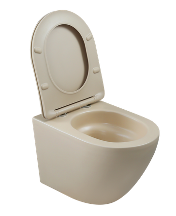 Invena TAVRO WC csésze, soft-close ülőkével, cappuccino CE-71-008-Y