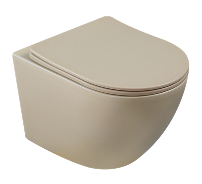 Invena TAVRO WC csésze, soft-close ülőkével, cappuccino CE-71-008-Y