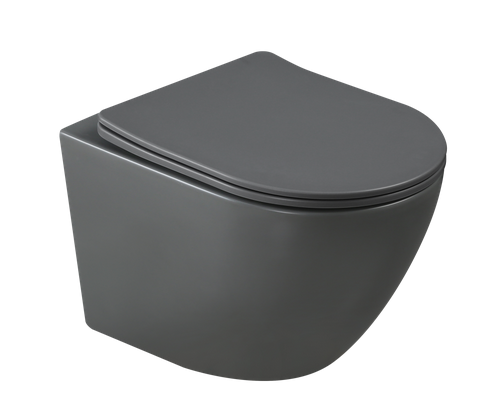 Invena TAVRO WC csésze, soft-close ülőkével, szürke CE-71-007-Y