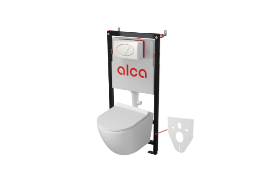 ALCA (Alcaplast) falsík alatti wc tartály komplett szett WC SZETT-TESSO