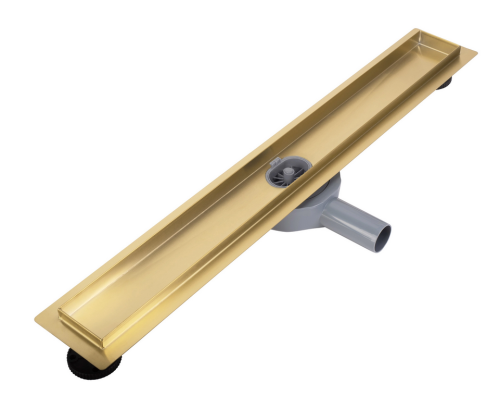 REA Neox pro Brush Gold 80 cm zuhanyfolyóka, szálcsiszolt arany REA-G2703