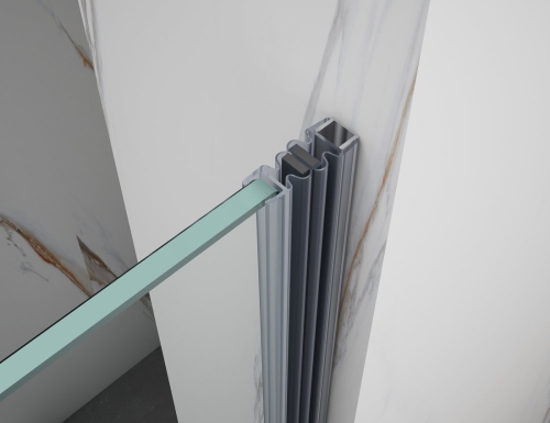 Sapho GELCO SPIRIT 150 cm zuhanyajtó transzparent üveggel, króm GI1015