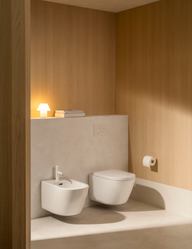 Roca Meridian Rimless Vortex fali wc, fehér A346747000