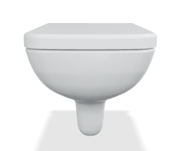 Creavit Bene falra szerelhető wc Bidé2in1, fehér BN320-00CB00E-0000