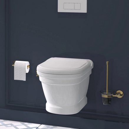 Creavit Antik falra szerelhető wc Bidé2in1, fehér AN320-00CB00E-0000