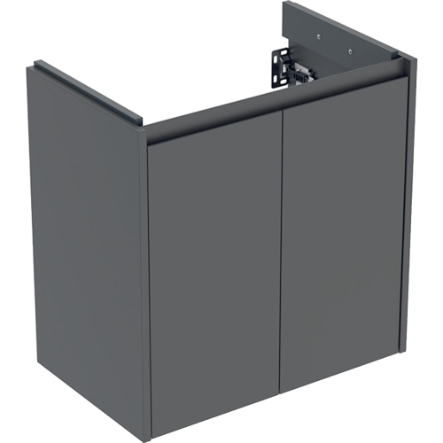 Geberit Selnova Compact alsó szekrény mosdóhoz, kétajtós láva/lakkozott selyem matt 504.075.JK.1