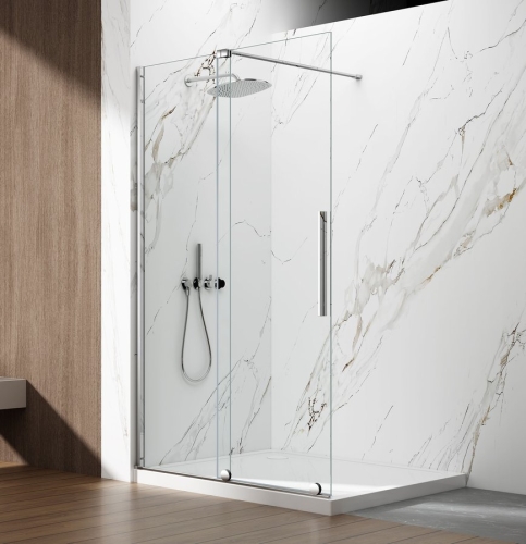 Sapho GELCO SPIRIT 110 cm zuhanyajtó transzparent üveggel, króm GI1011