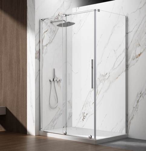 Sapho GELCO SPIRIT 110 cm zuhanyajtó transzparent üveggel, króm GI1011