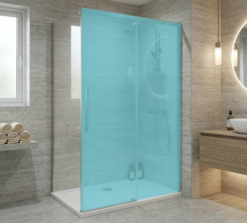 Sapho GELCO LUXOR 100 cm oldalfal transzparent üveggel, króm GU5610CH