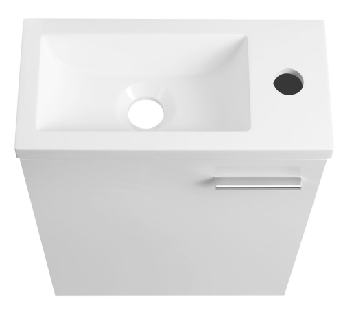 Sapho AQUALINE ZOJA 37x18 cm mosdótartó szekrény, fehér 51037A