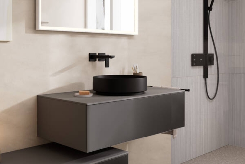 Hansgrohe Xuniva Evo S 40 cm pultra ültethető mosdó, matt fekete 60323670