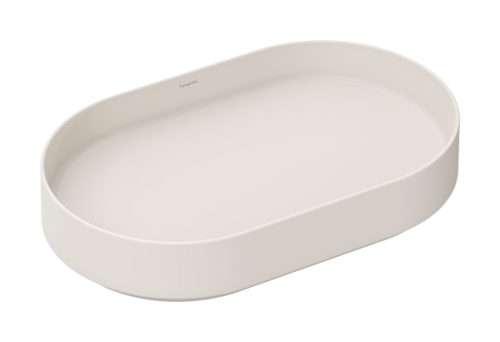 Hansgrohe Xuniva Evo U 65x40 cm pultra ültethető mosdó, matt homokszín 60325780