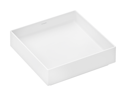 Hansgrohe Xuniva Evo E 40x40 cm pultra ültethető mosdó, matt fehér 60324700