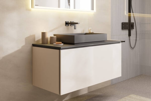 Hansgrohe Xuniva Evo E 65x40 cm pultra ültethető mosdó, matt palaszürke 60326760