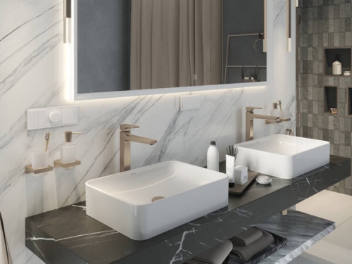 Hansgrohe Xuniva Q 55x40 cm pultra ültethető mosdó, fehér 60168450