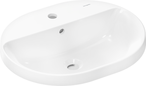 Hansgrohe Xuniva U 55x45 cm pultba építhető mosdó, fehér 60161450