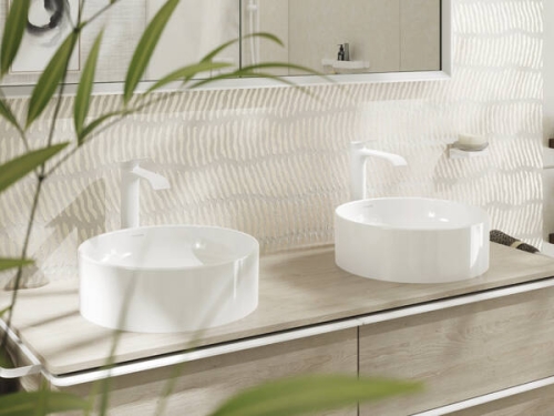 Hansgrohe Xuniva S SmartClean 40 cm pultra ültethető mosdó, fehér 61071450