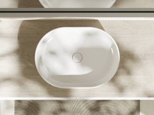 Hansgrohe Xuniva U SmartClean 55x40 cm pultra ültethető mosdó, fehér 61073450